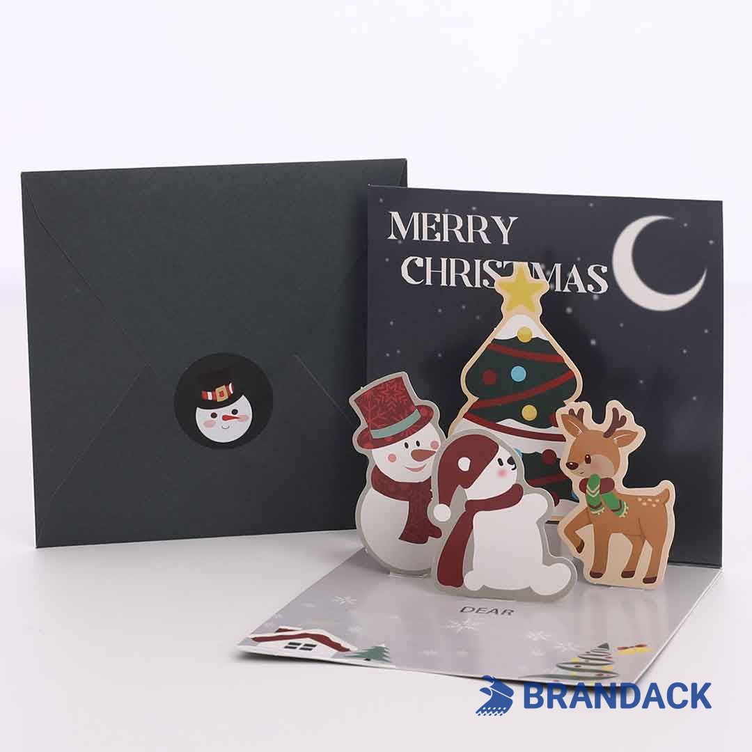 Custom Pop Up Holiday Greeting Cards - Design and Print Your Own Cards