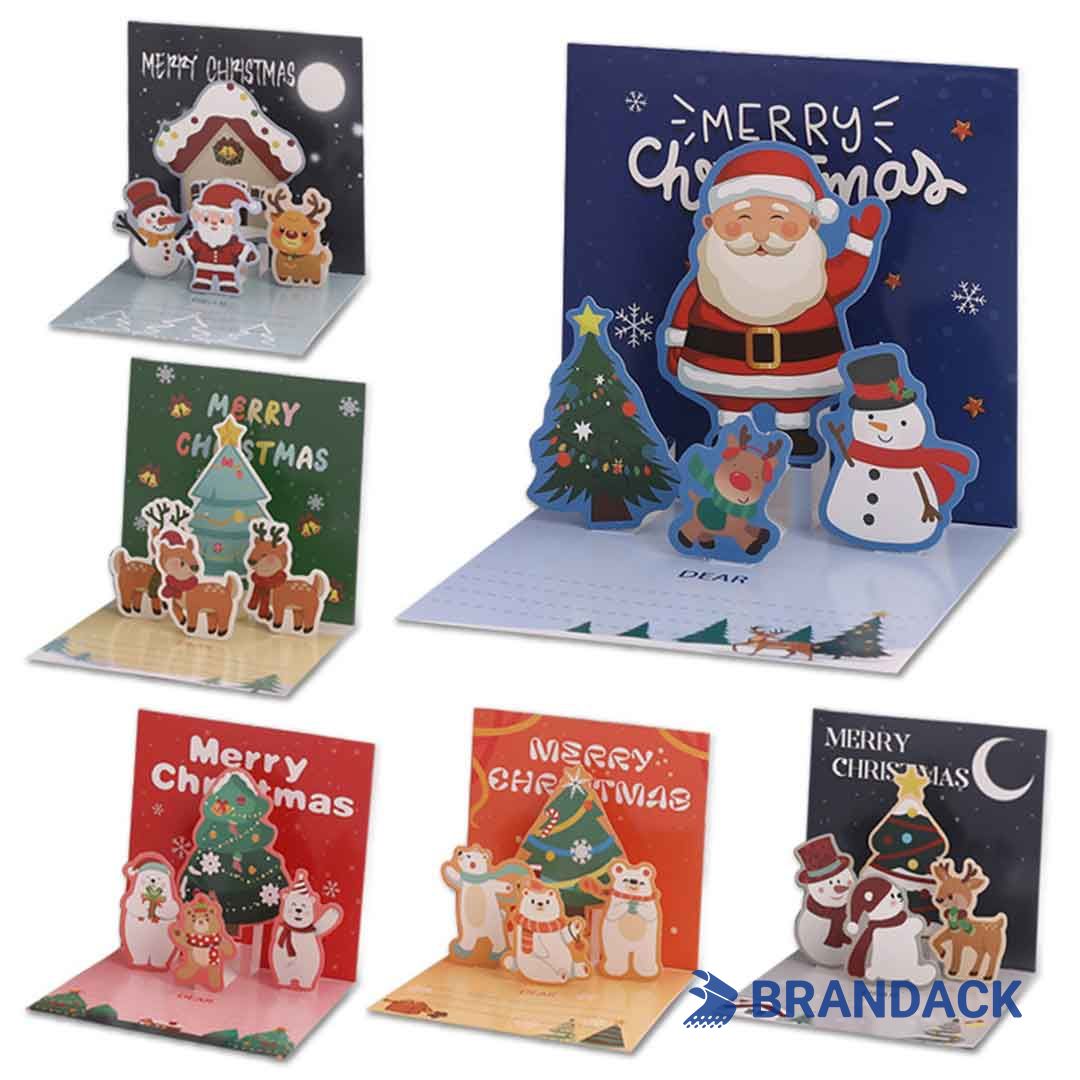 Custom Pop Up Holiday Greeting Cards - Design and Print Your Own Cards