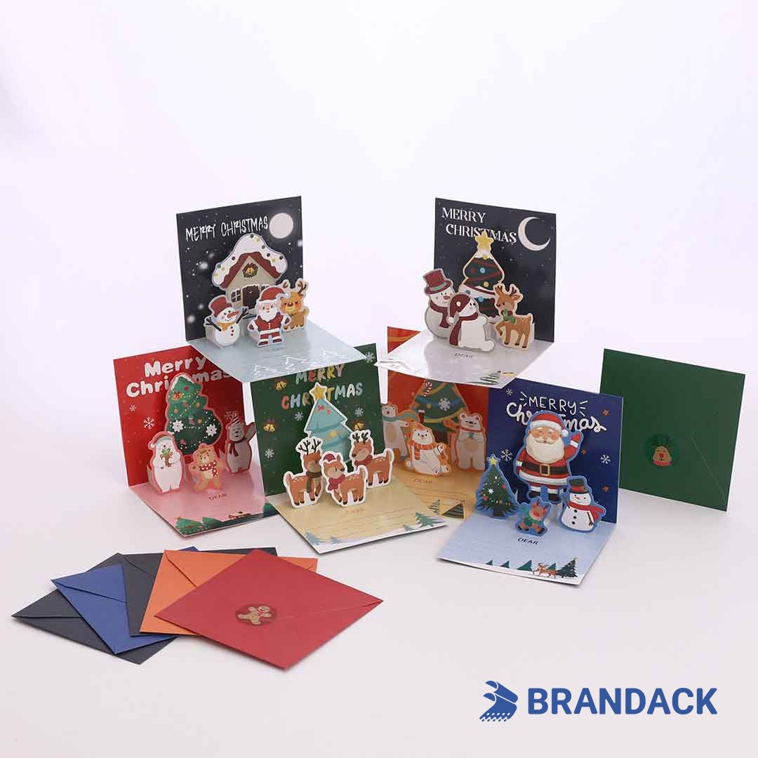 Custom Pop Up Holiday Greeting Cards - Design and Print Your Own Cards