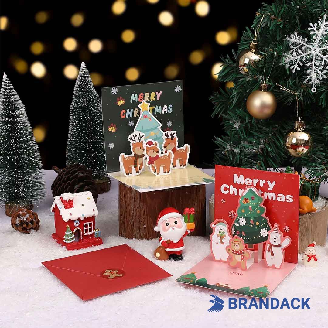 Custom Pop Up Holiday Greeting Cards - Design and Print Your Own Cards