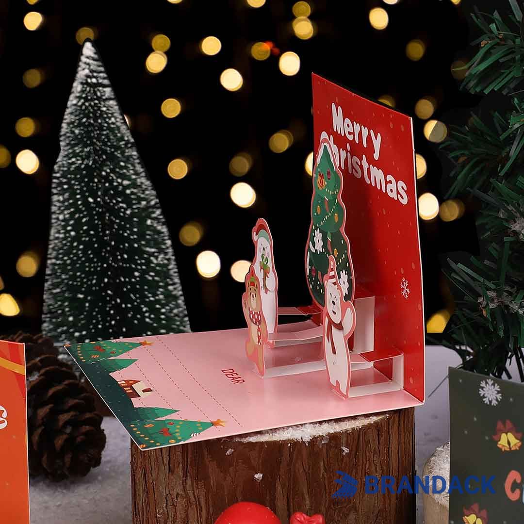 Custom Pop Up Holiday Greeting Cards - Design and Print Your Own Cards