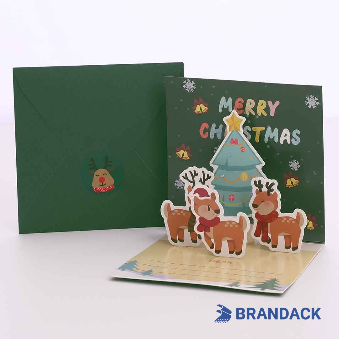 Custom Pop Up Holiday Greeting Cards - Design and Print Your Own Cards