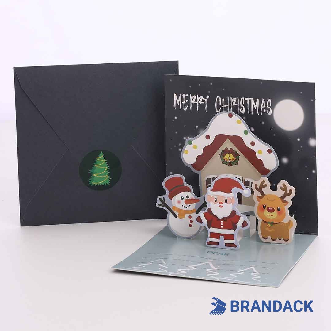 Custom Pop Up Holiday Greeting Cards - Design and Print Your Own Cards