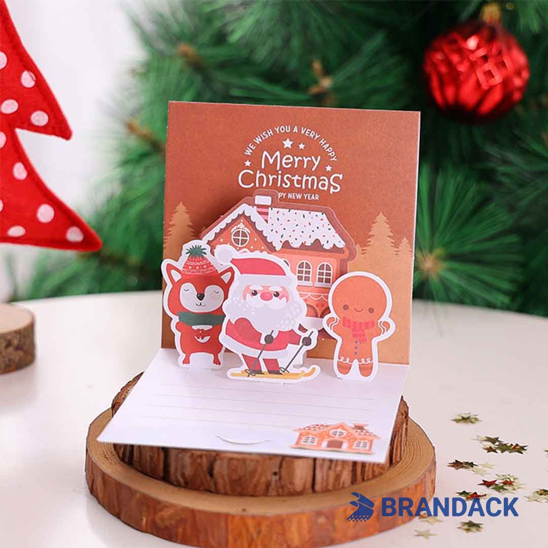 Design and Print Your Own Pop Up Christmas Cards for Business
