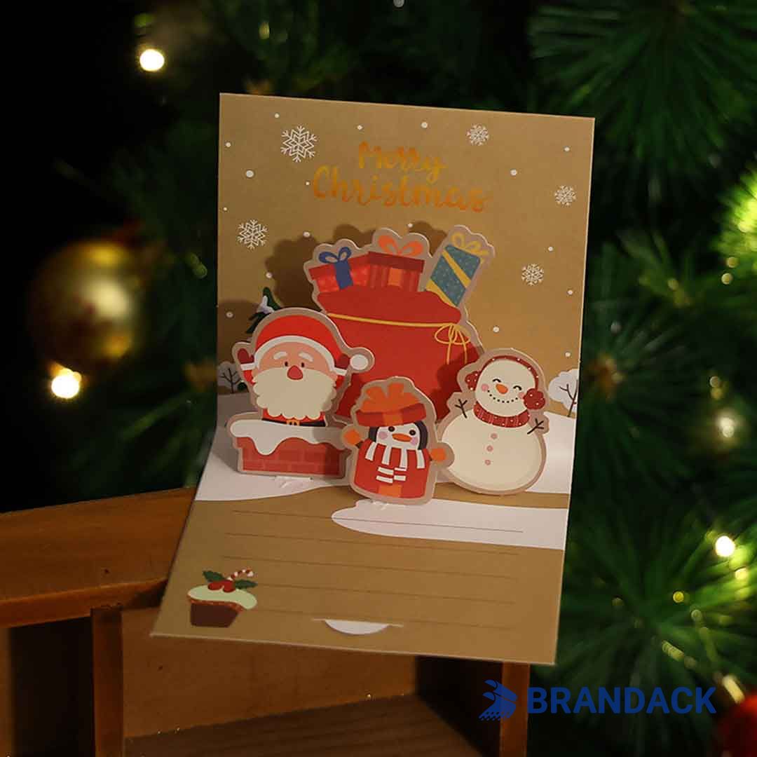 Design and Print Your Own Pop Up Christmas Cards for Business
