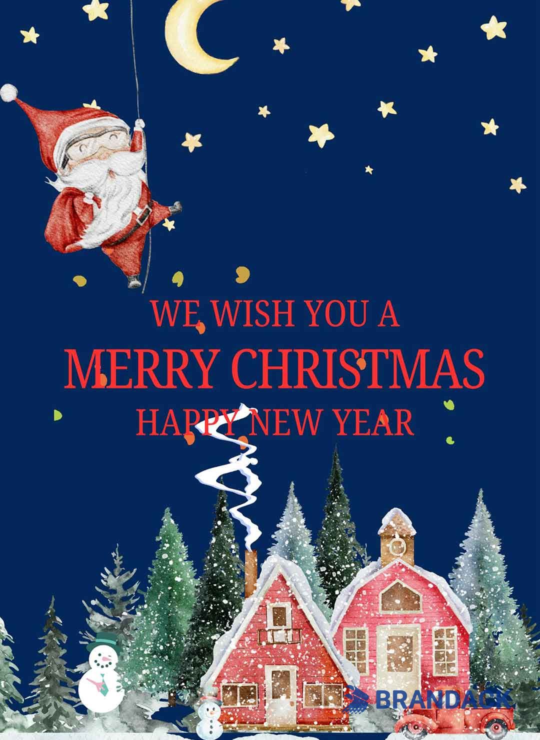 Custom Company Business Christmas Cards with Logo