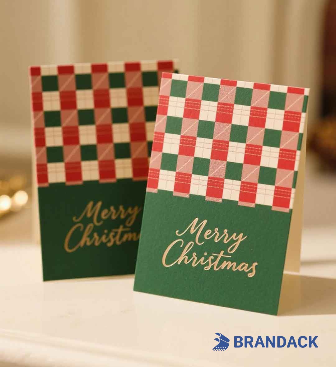 Custom Company Business Christmas Cards with Logo