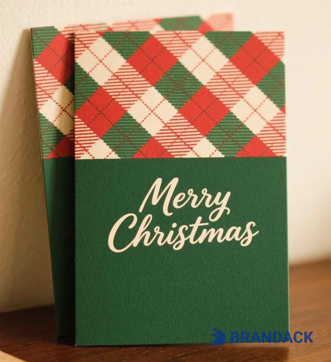 Custom Company Business Christmas Cards with Logo