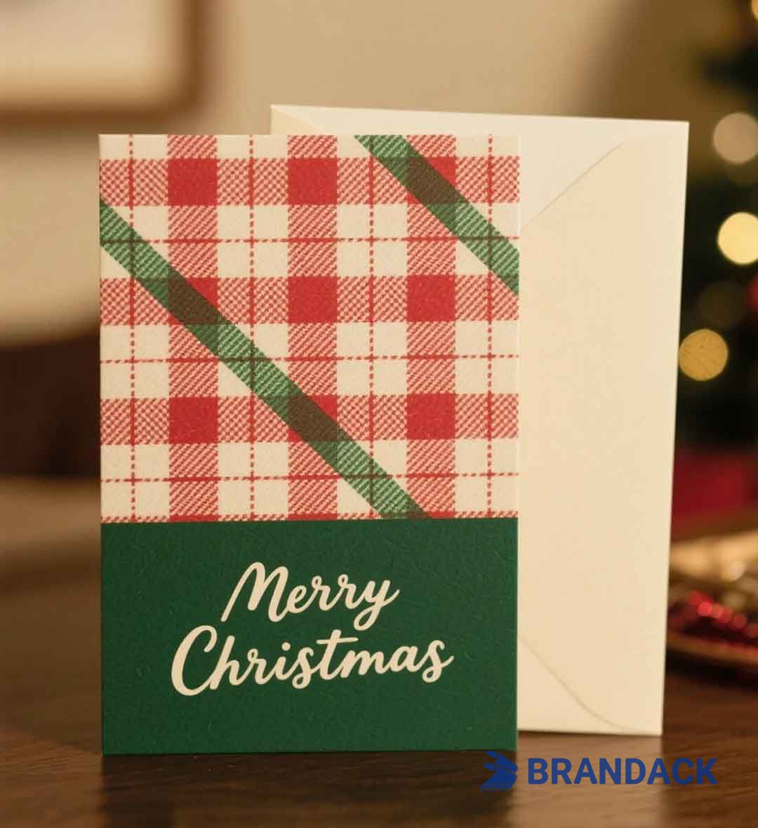 Custom Company Business Christmas Cards with Logo