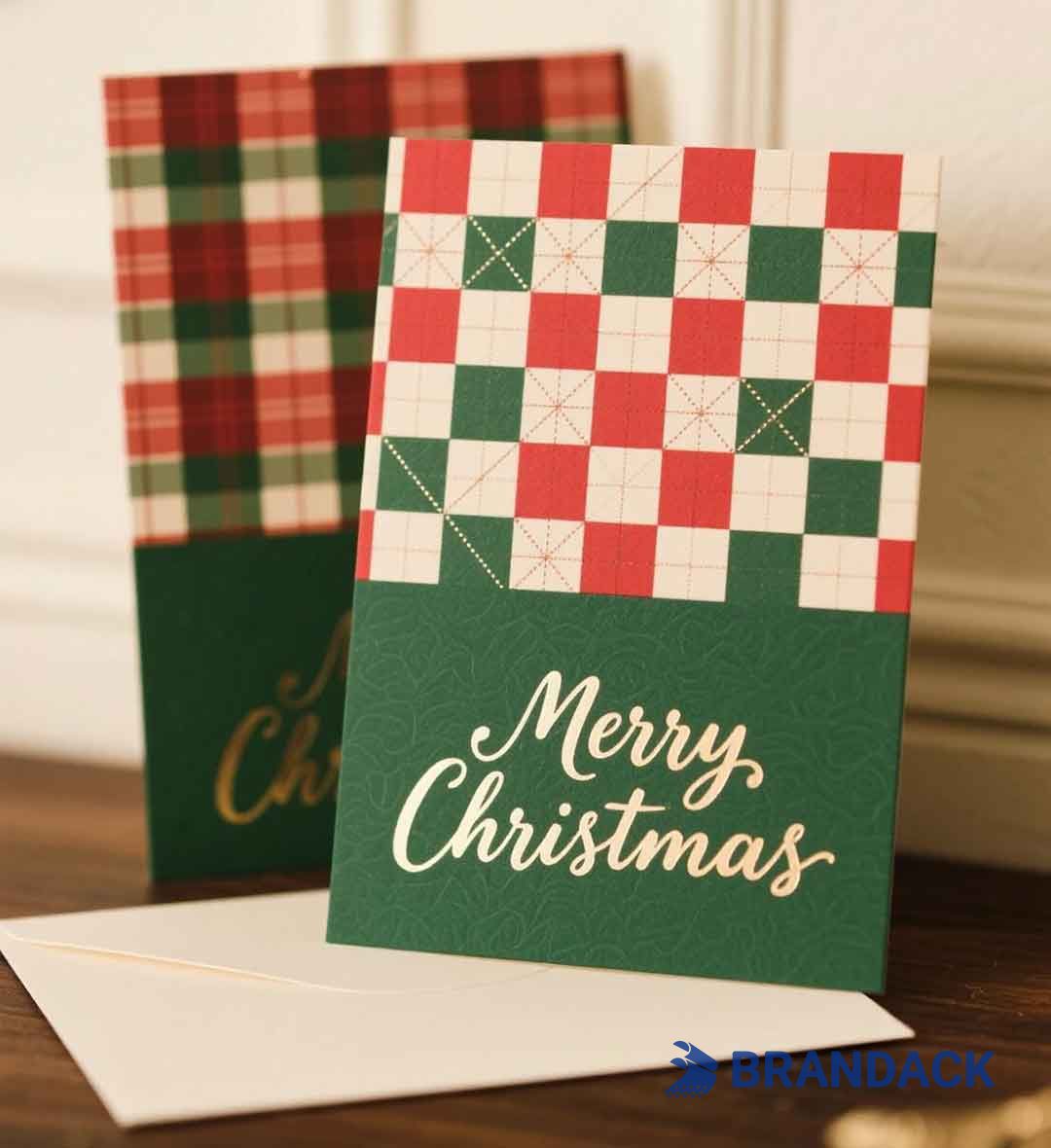 Custom Company Business Christmas Cards with Logo