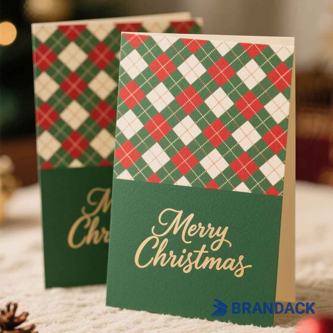 Custom Company Business Christmas Cards with Logo