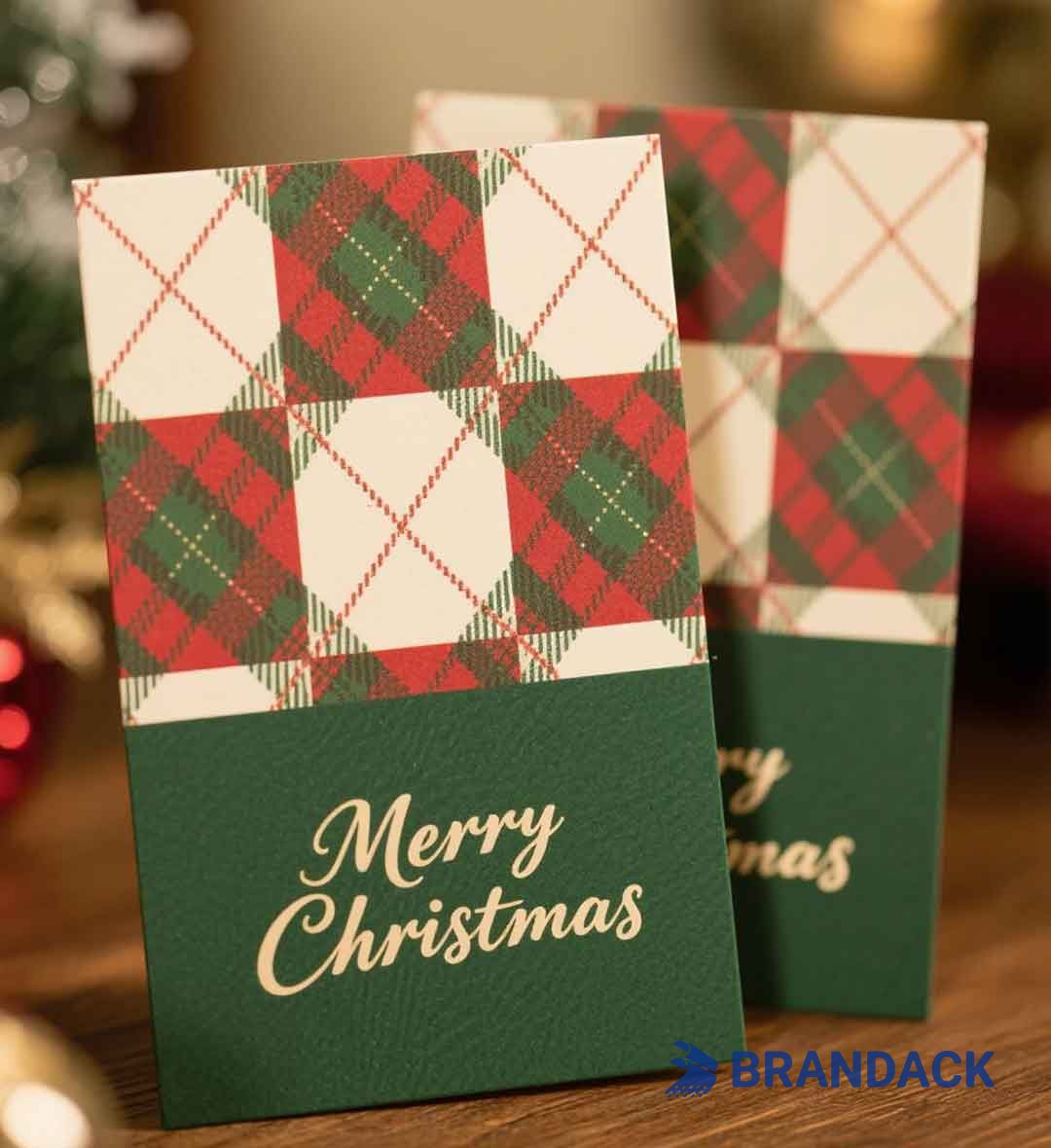 Custom Company Business Christmas Cards with Logo