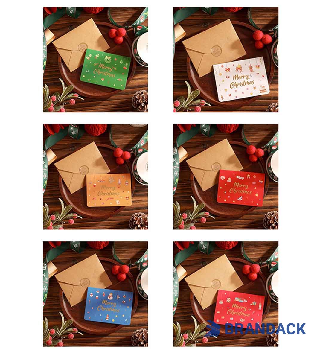 Custom Company Business Christmas Cards with Logo