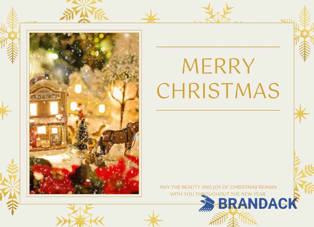 Professional Business Holiday Thank You Christmas Cards