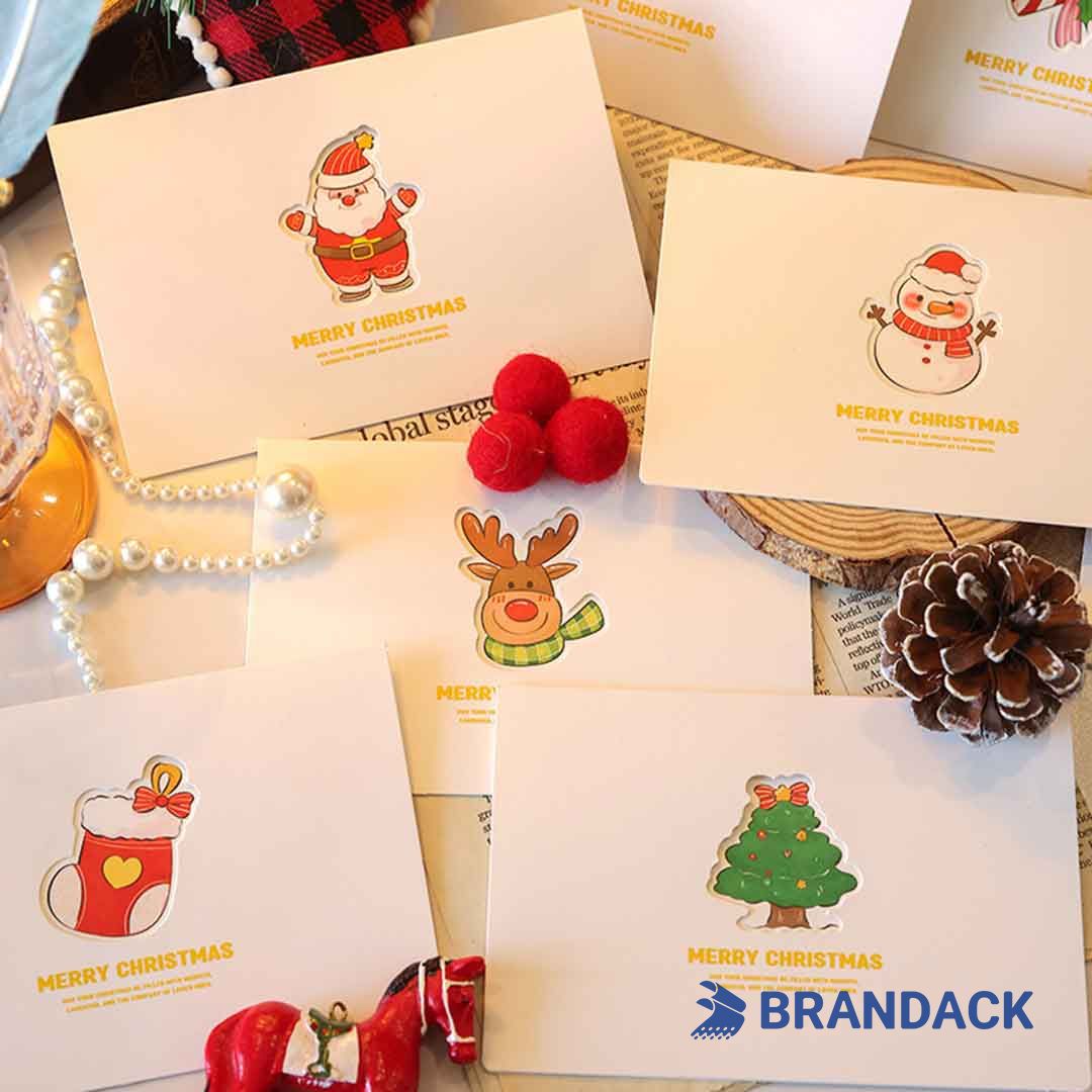 Custom Business Holiday Greeting Cards with Logo to Stand Out
