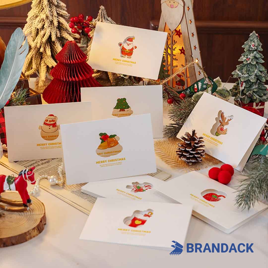 Custom Business Holiday Greeting Cards with Logo to Stand Out