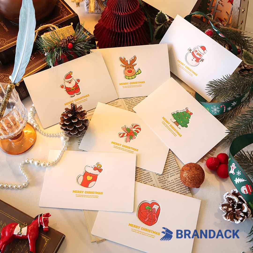 Custom Business Holiday Greeting Cards with Logo to Stand Out
