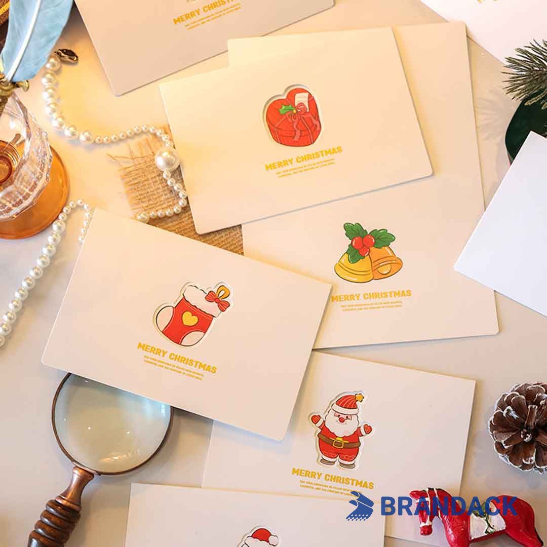 Custom Business Holiday Greeting Cards with Logo to Stand Out