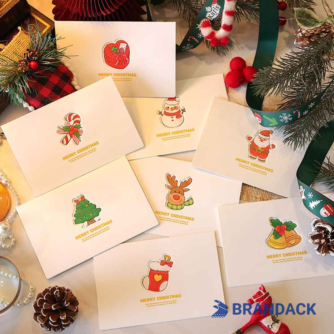 Custom Business Holiday Greeting Cards with Logo to Stand Out