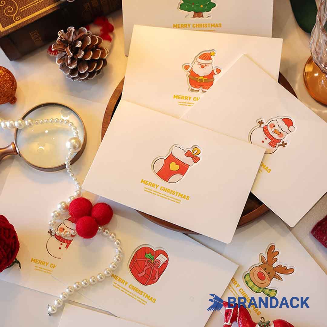 Custom Business Holiday Greeting Cards with Logo to Stand Out