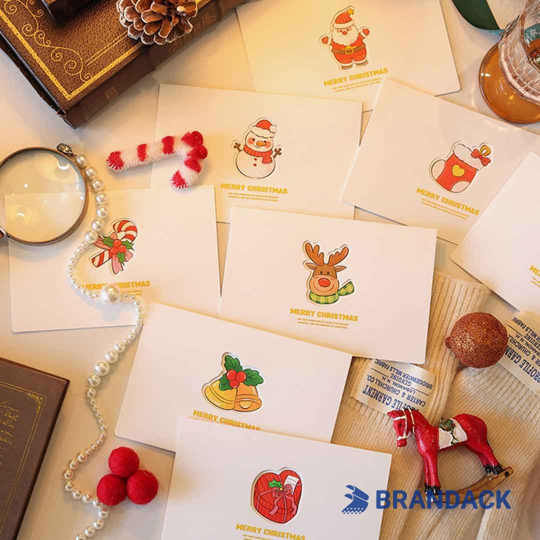 Custom Business Holiday Greeting Cards with Logo to Stand Out