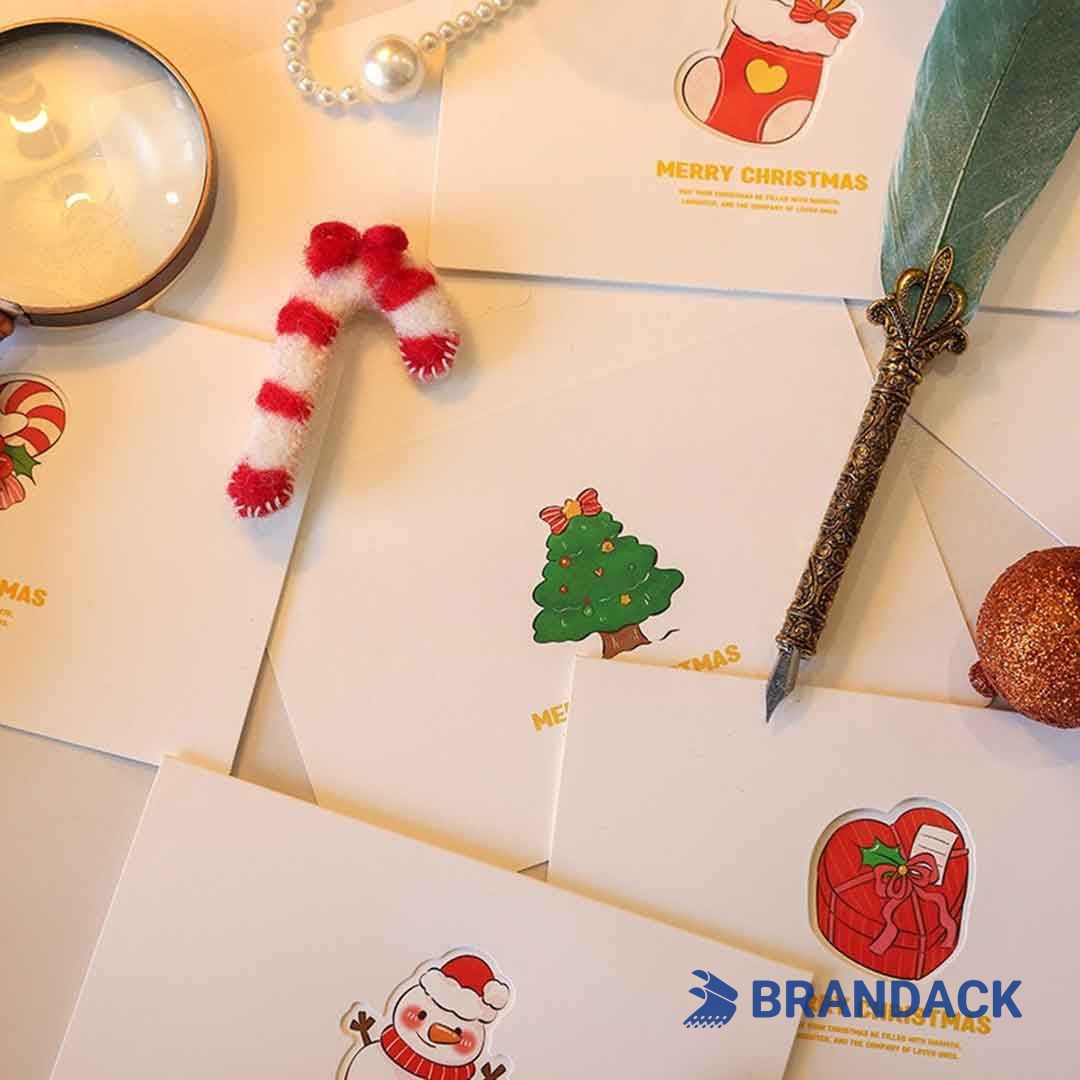 Custom Business Holiday Greeting Cards with Logo to Stand Out