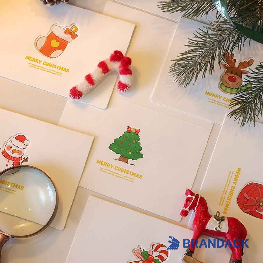 Custom Business Holiday Greeting Cards with Logo to Stand Out
