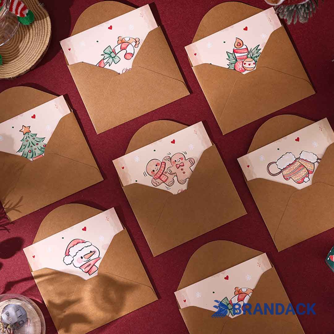 Custom Business Holiday Greeting Cards with Logo to Stand Out