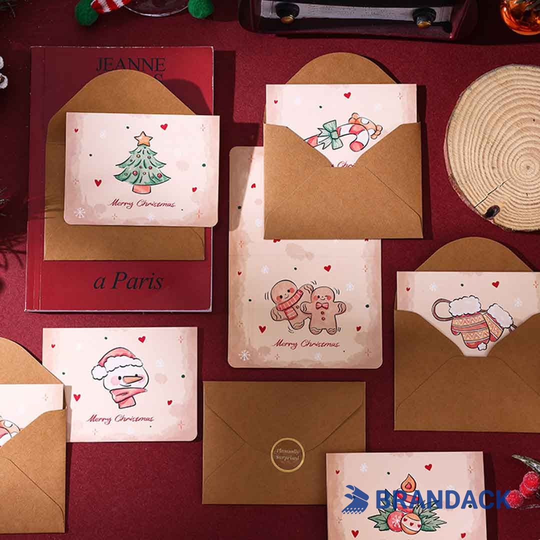 Custom Business Holiday Greeting Cards with Logo to Stand Out