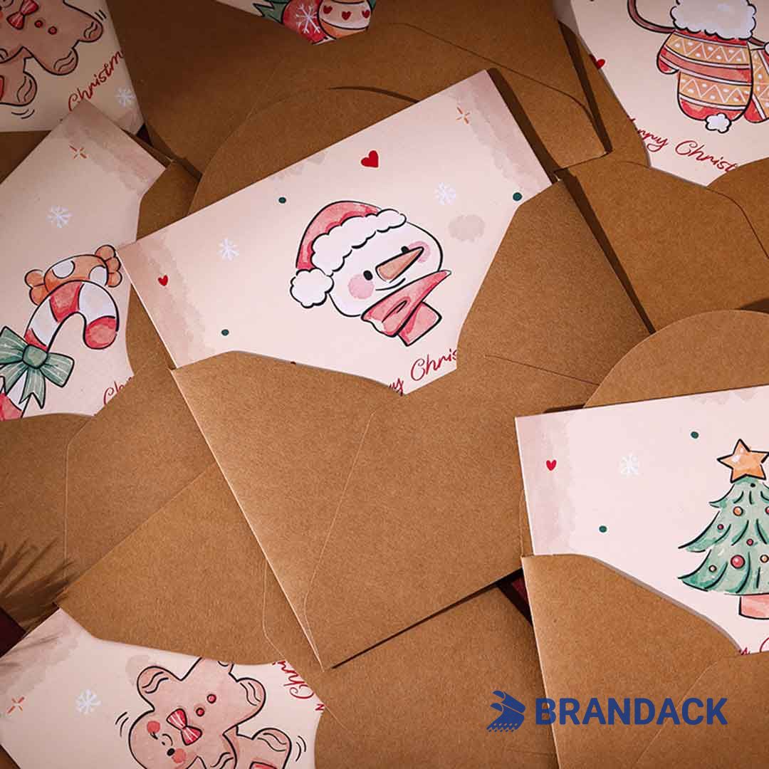 Custom Business Holiday Greeting Cards with Logo to Stand Out