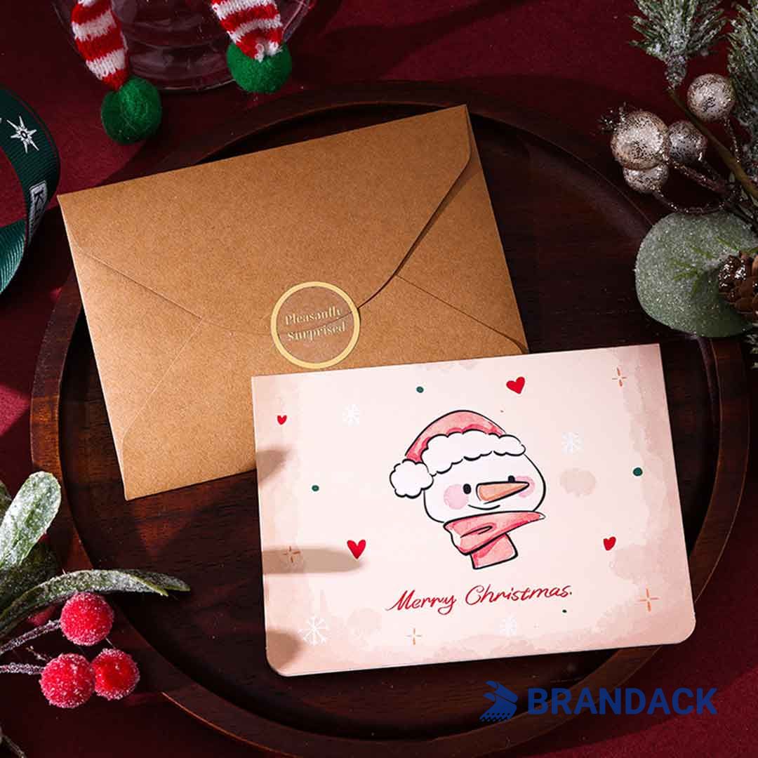 Custom Business Holiday Greeting Cards with Logo to Stand Out