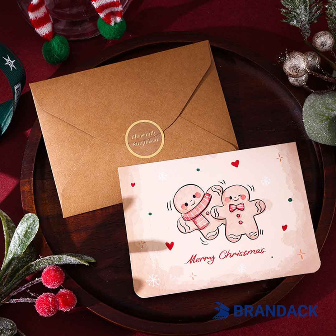 Custom Business Holiday Greeting Cards with Logo to Stand Out