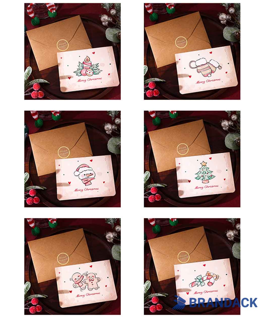 Custom Business Holiday Greeting Cards with Logo to Stand Out