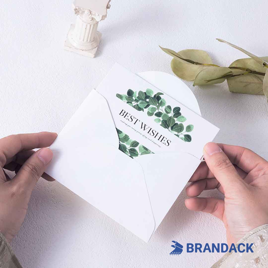 Eco Friendly 4x6 or 5x7 Thank You Greeting Card Printing for Clients