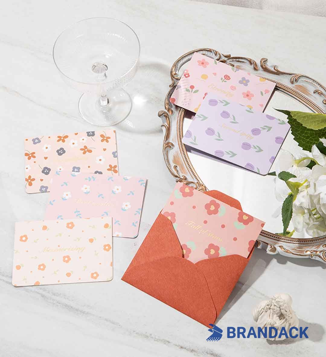 Custom Business Logo Holiday Greeting Cards with Envelopes Custom Business Logo Holiday Greeting Cards with Envelopes