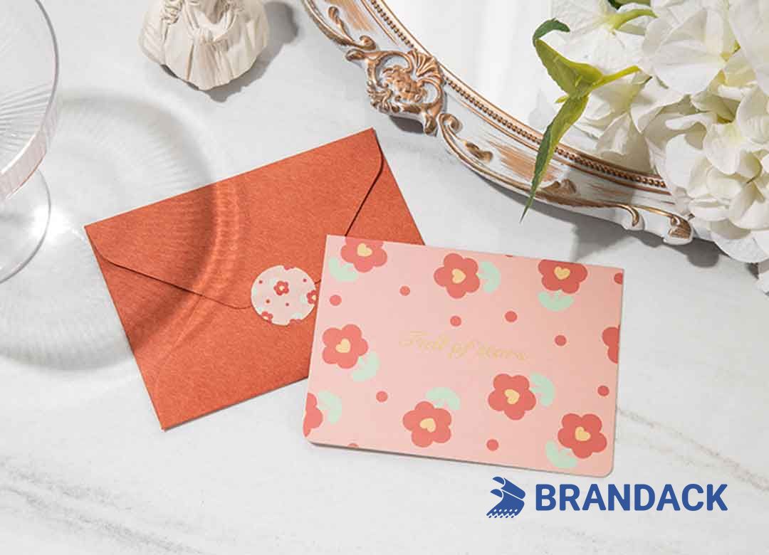 Custom Business Logo Holiday Greeting Cards with Envelopes Custom Business Logo Holiday Greeting Cards with Envelopes