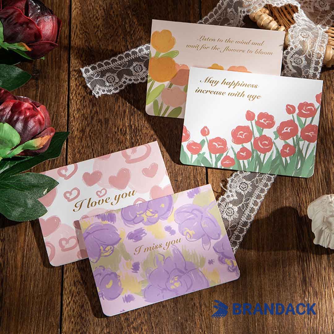 Custom Business Logo Holiday Greeting Cards with Envelopes Custom Business Logo Holiday Greeting Cards with Envelopes