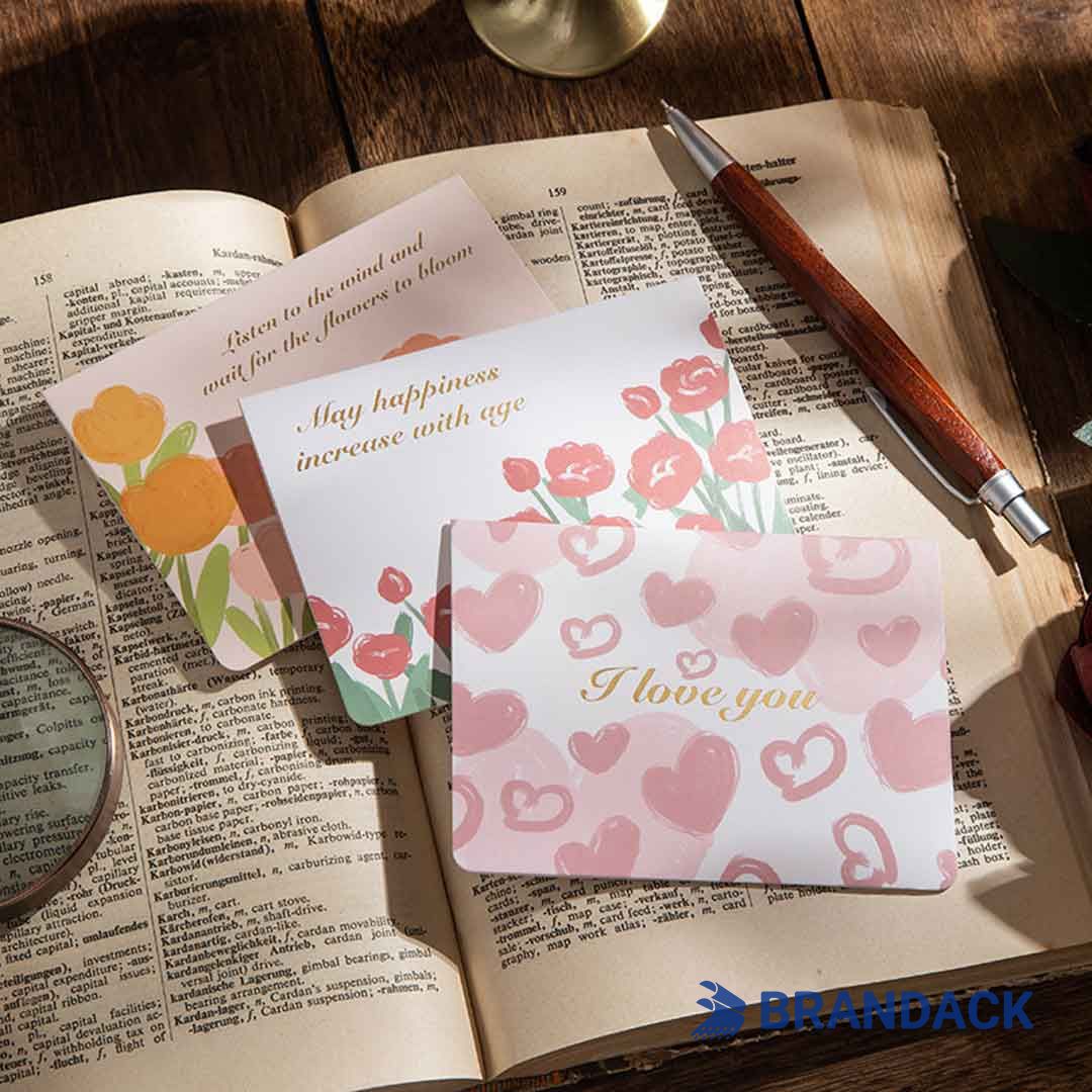 Custom Business Logo Holiday Greeting Cards with Envelopes Custom Business Logo Holiday Greeting Cards with Envelopes