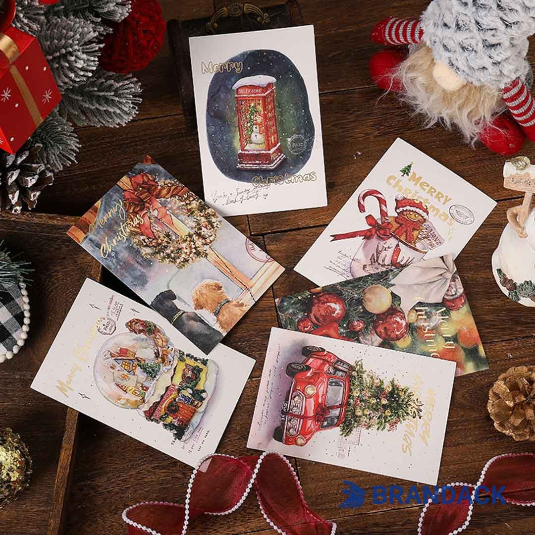 Custom Unique Holiday Thank You Business Christmas Cards Custom Unique Holiday Thank You Business Christmas Cards