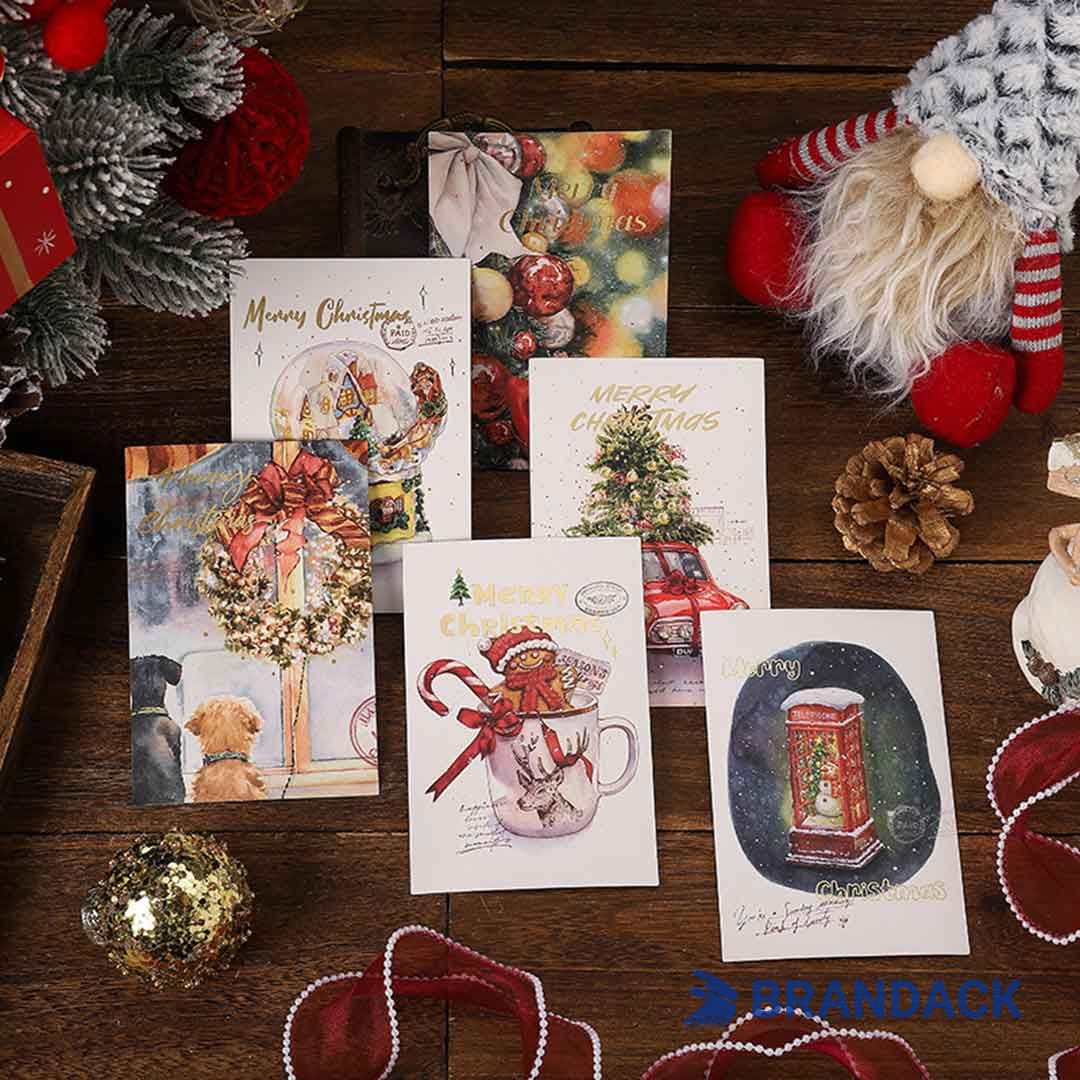 Custom Unique Holiday Thank You Business Christmas Cards Custom Unique Holiday Thank You Business Christmas Cards