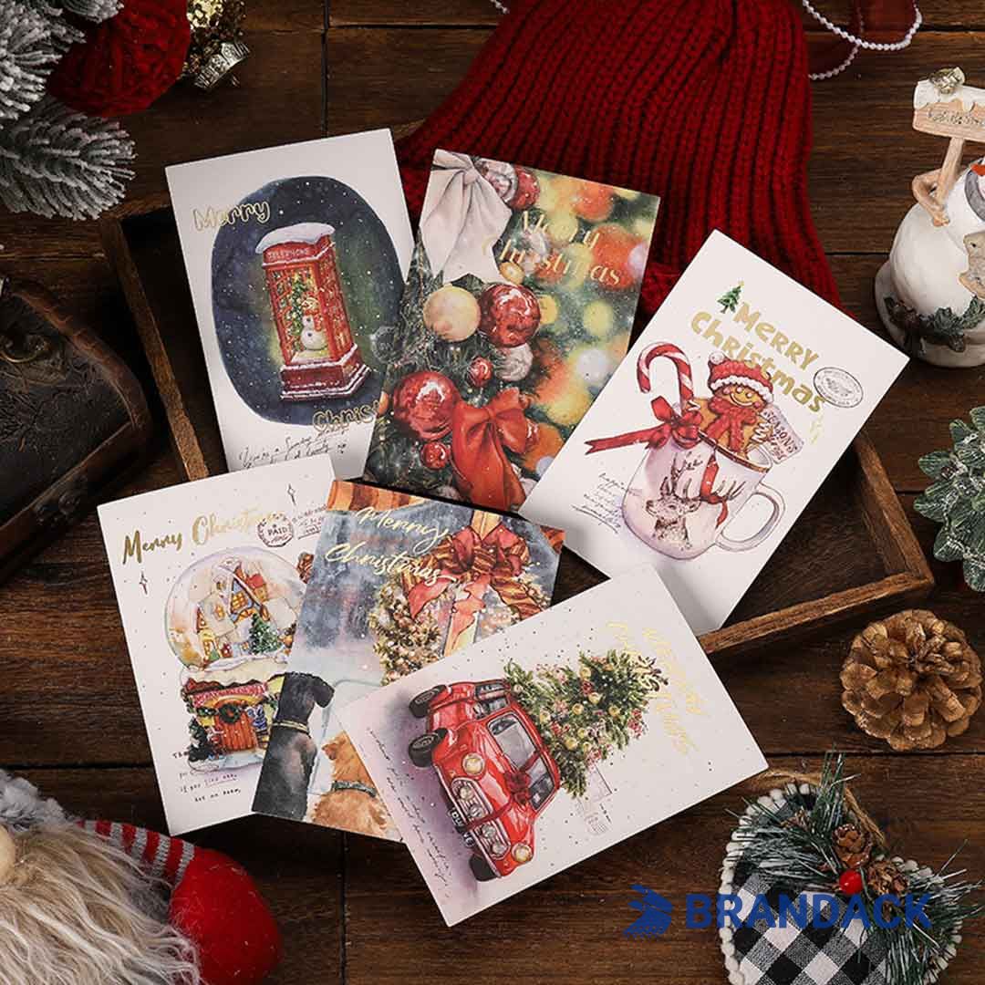 Custom Unique Holiday Thank You Business Christmas Cards Custom Unique Holiday Thank You Business Christmas Cards