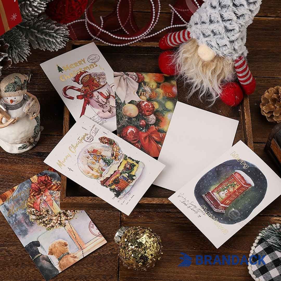 Custom Unique Holiday Thank You Business Christmas Cards Custom Unique Holiday Thank You Business Christmas Cards