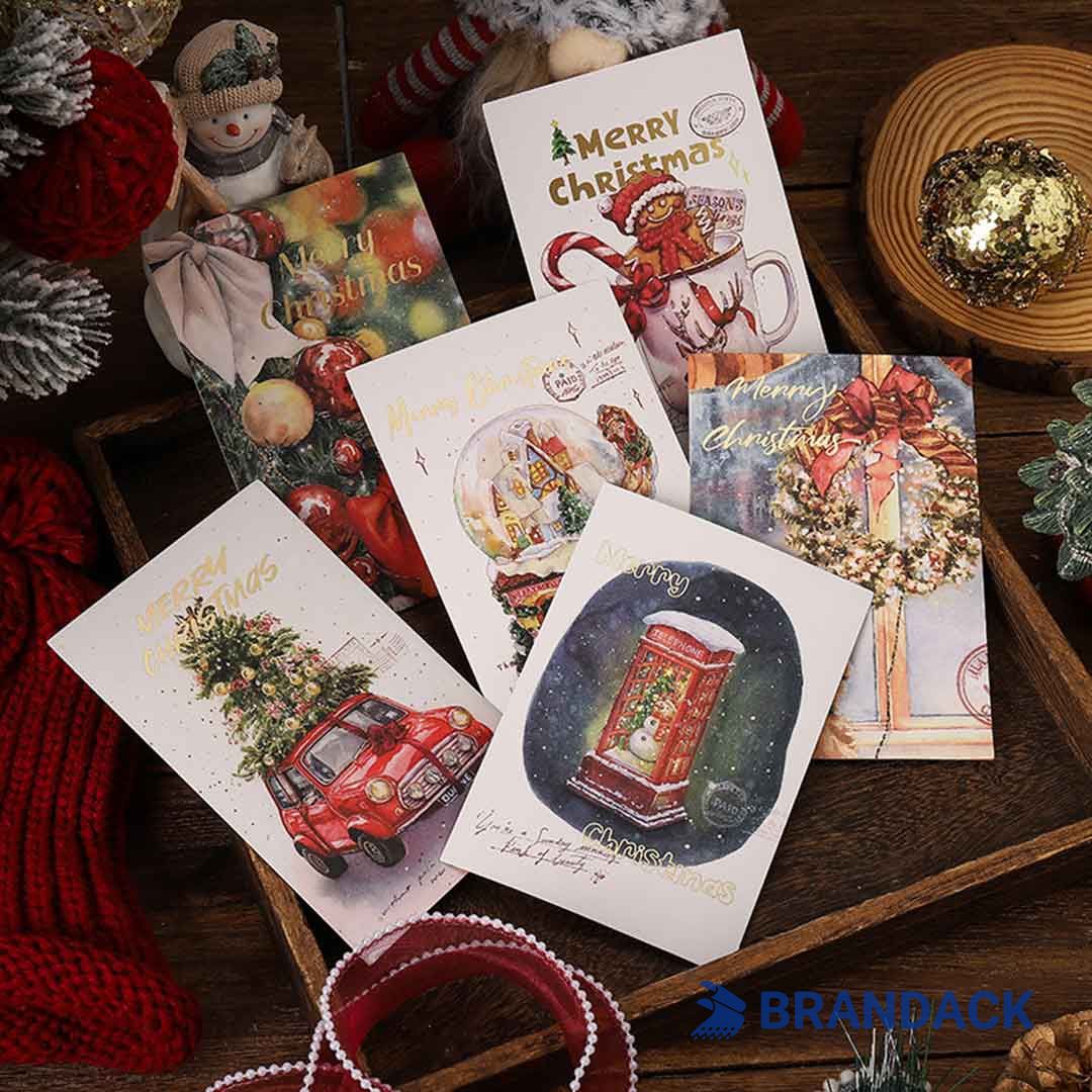 Custom Unique Holiday Thank You Business Christmas Cards Custom Unique Holiday Thank You Business Christmas Cards