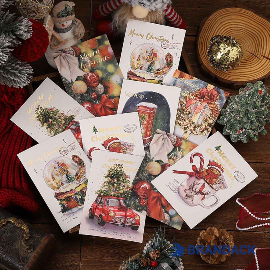 Custom Unique Holiday Thank You Business Christmas Cards Custom Unique Holiday Thank You Business Christmas Cards