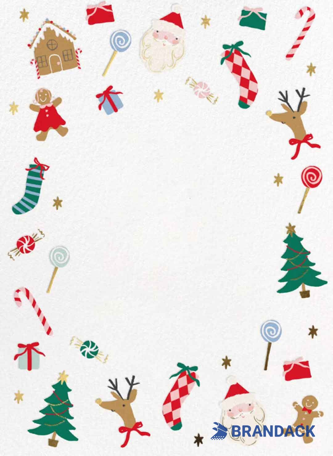 Double Sided Custom Religious Business Christmas Cards