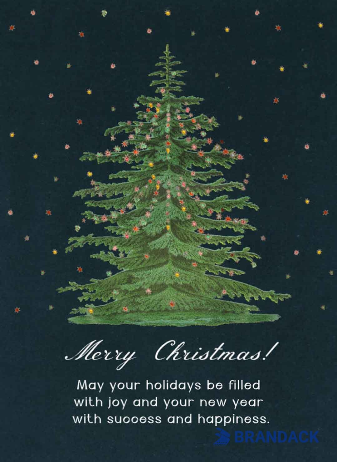 Double Sided Custom Religious Business Christmas Cards