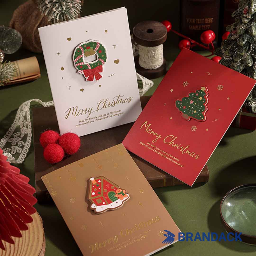 Double Sided Custom Religious Business Christmas Cards