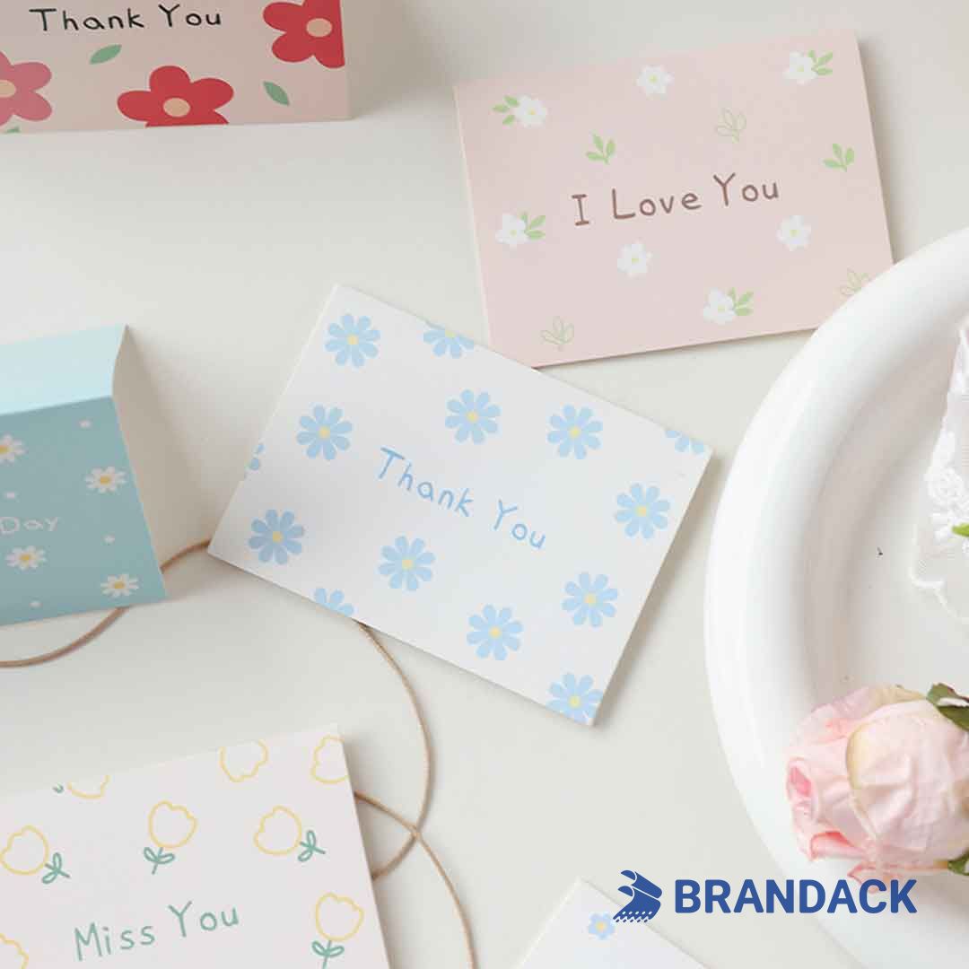 Custom Folded Holiday Greeting Cards Printing with Design Service