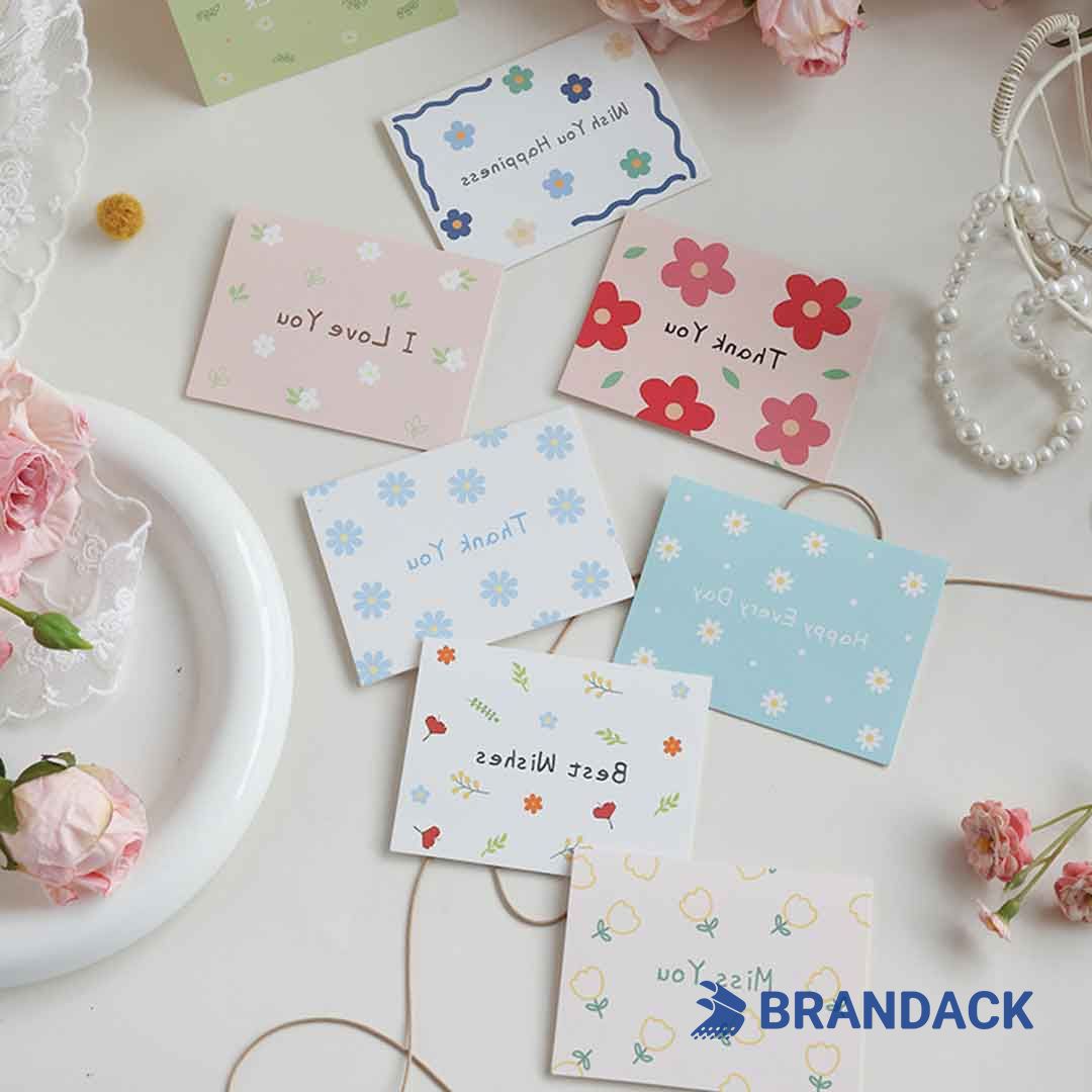 Custom Folded Holiday Greeting Cards Printing with Design Service