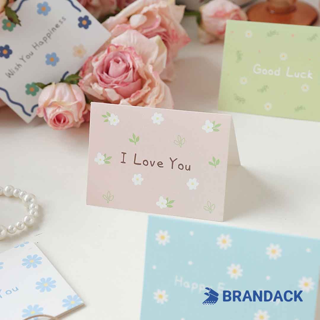 Custom Folded Holiday Greeting Cards Printing with Design Service